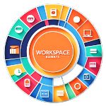 colorful workspace expert logo